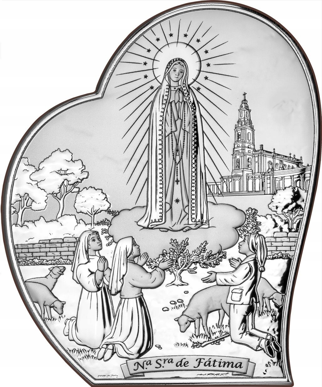 Obraz Panna Mária Fatimská SA0002/3 Gravírovanie Zadarmo!