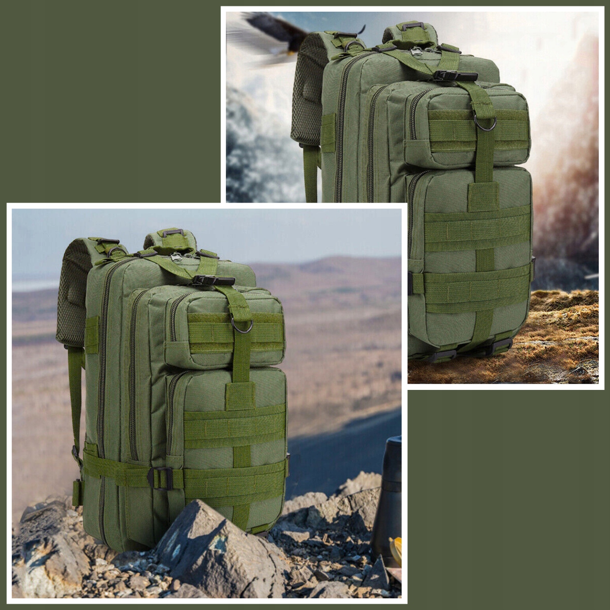 Plecak Taktyczny Wojskowy Militarny Survival Survivalowy turystyczny Waga 0.7 kg