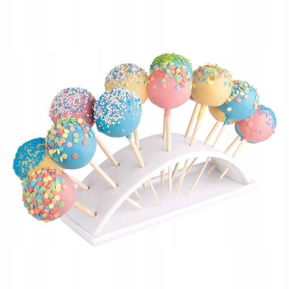 

Stojak na lizaki i cake pops biały, porcelanowy