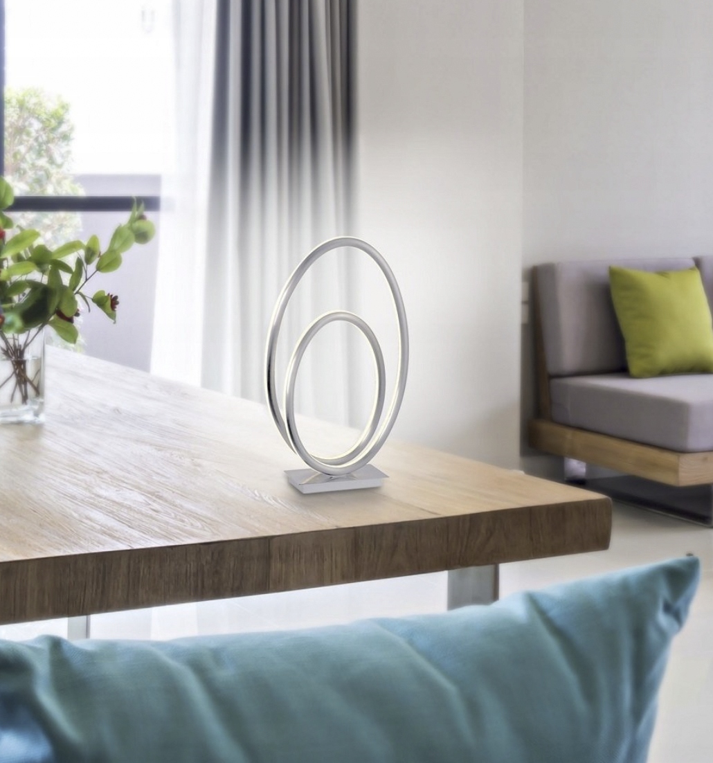 OUTLET-70% P.neuhaus Q-nevio Led stolná lampa 25W Smart Diaľkový Ovládač 2700-5000K