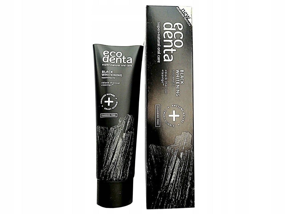 

Ecodenta Czarna Pasta Wybielająca Z Węglem