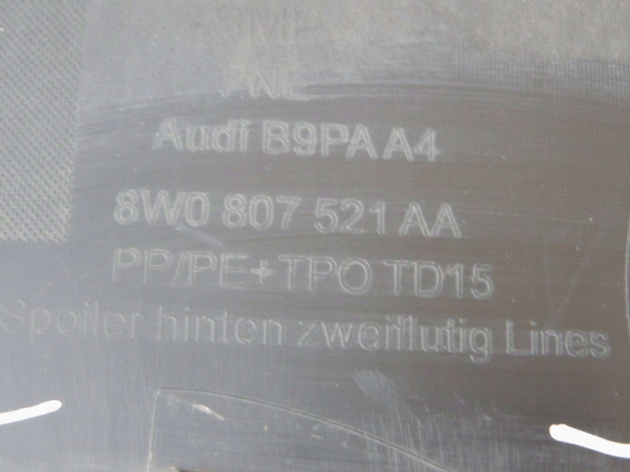 Audi A4 S4 B9 2019+ LIFT KOMBI Diffuseur Accessoires Pare choc Arrière Arrière