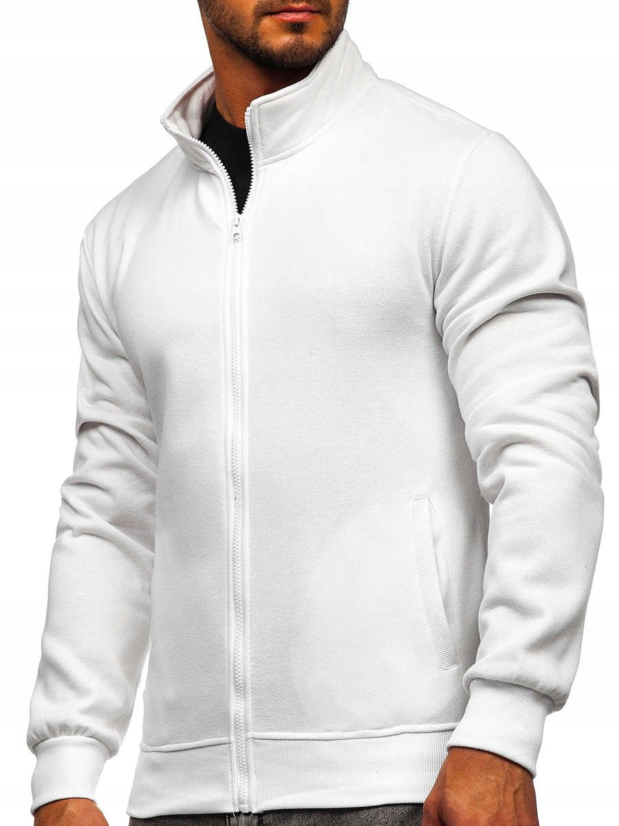 

Bluza Męska Rozpinana Biała B2002 DENLEY_2XL