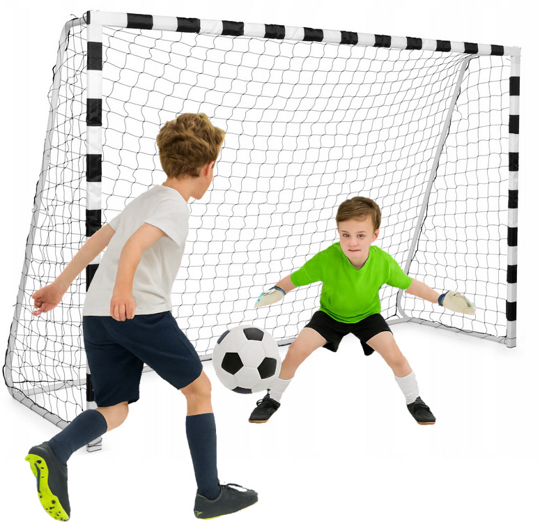 Neopro Bramka Piłkarska Treningowa Do Ogrodu Metal metalowa mocna 300x200