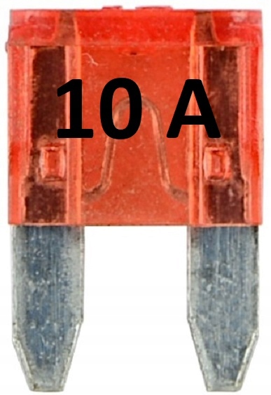 Bezpiecznik samochodowy płytka MINIVAL 10A 10szt