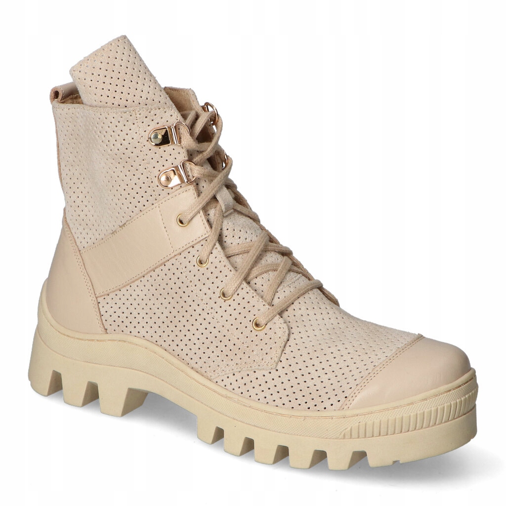 Kotníkové Boty Damiss 473/D Latte velur+lico 37