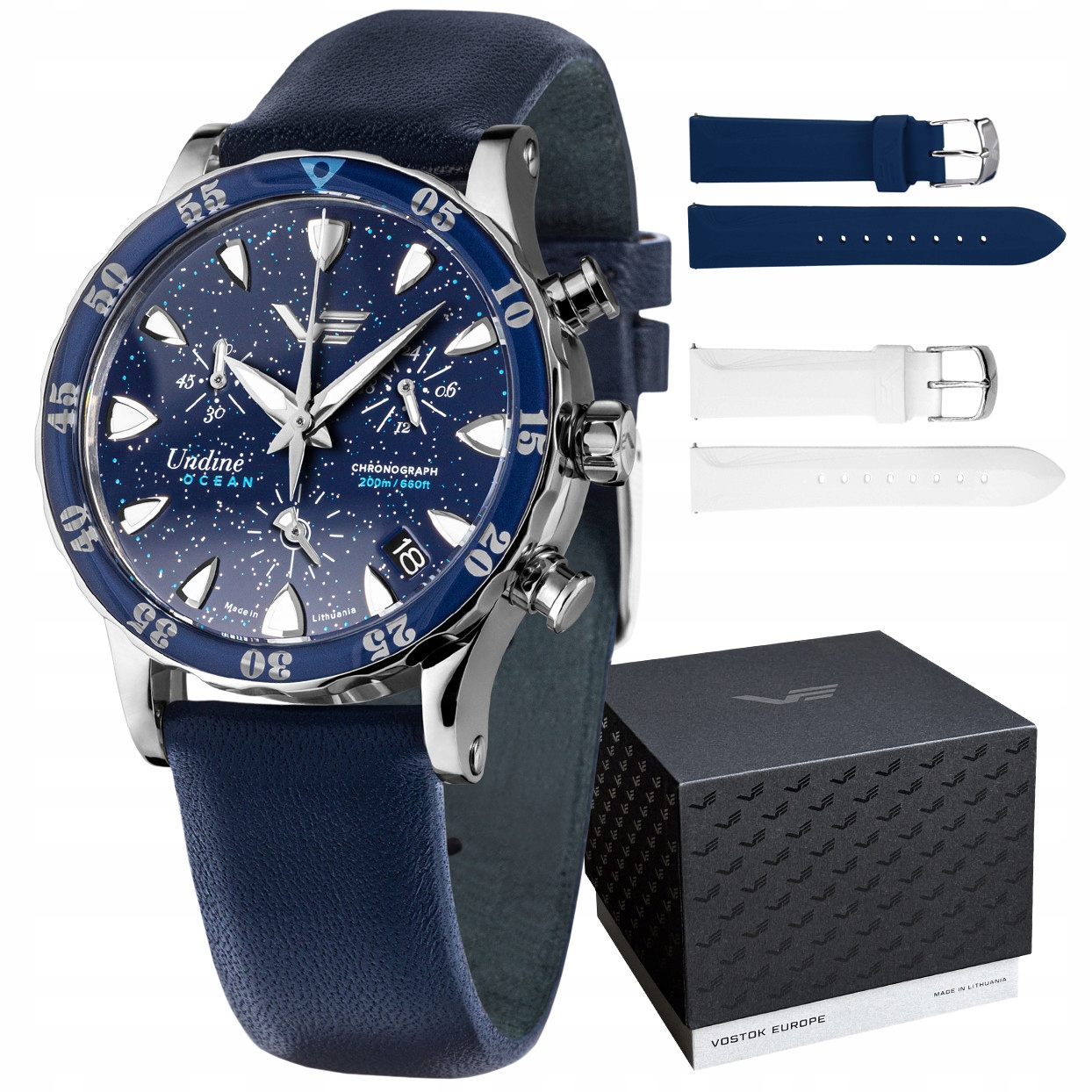 Dámské hodinky Vostok Europe VK68-515A756 modré