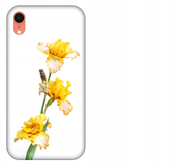 

Etui pokrowiec iPhone Xr Kwiat zólty akwarela