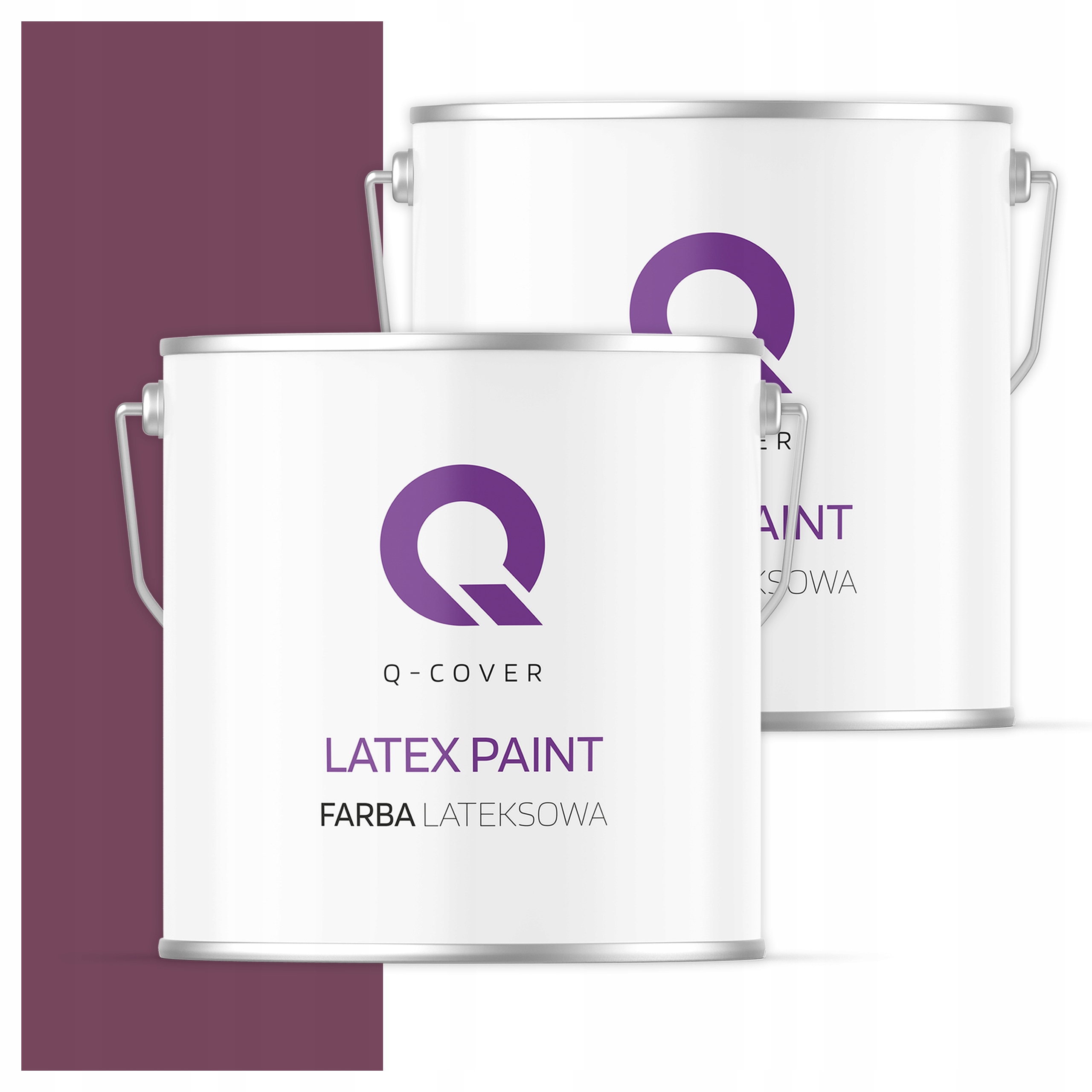 Barva vnitřní stropní barva 5L Hluboká matná barva Bordová H2809