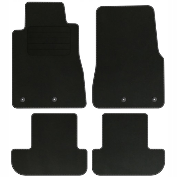 Ford Mustang VI 2014 – velurové koberce Comf Černé