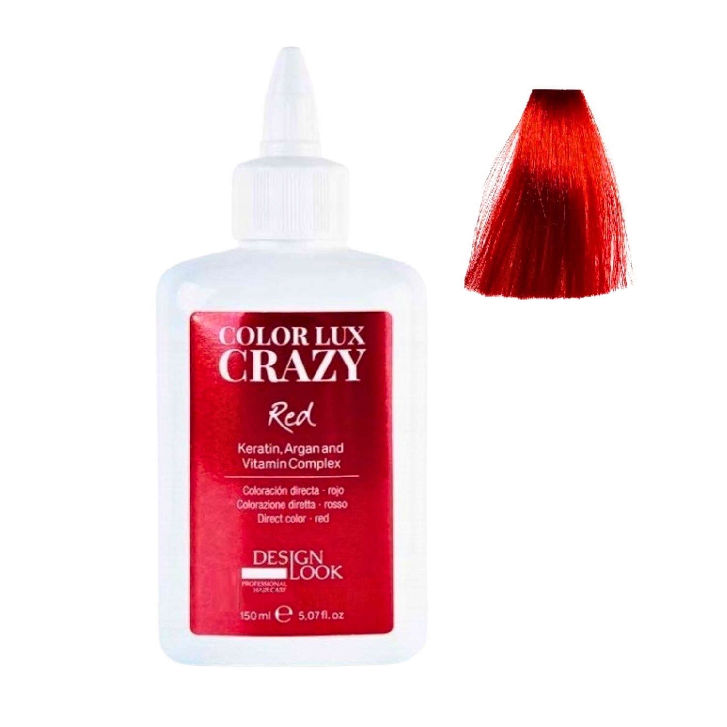 Gelové barvení Design Look Color Lux Crazy Red 150 Ml