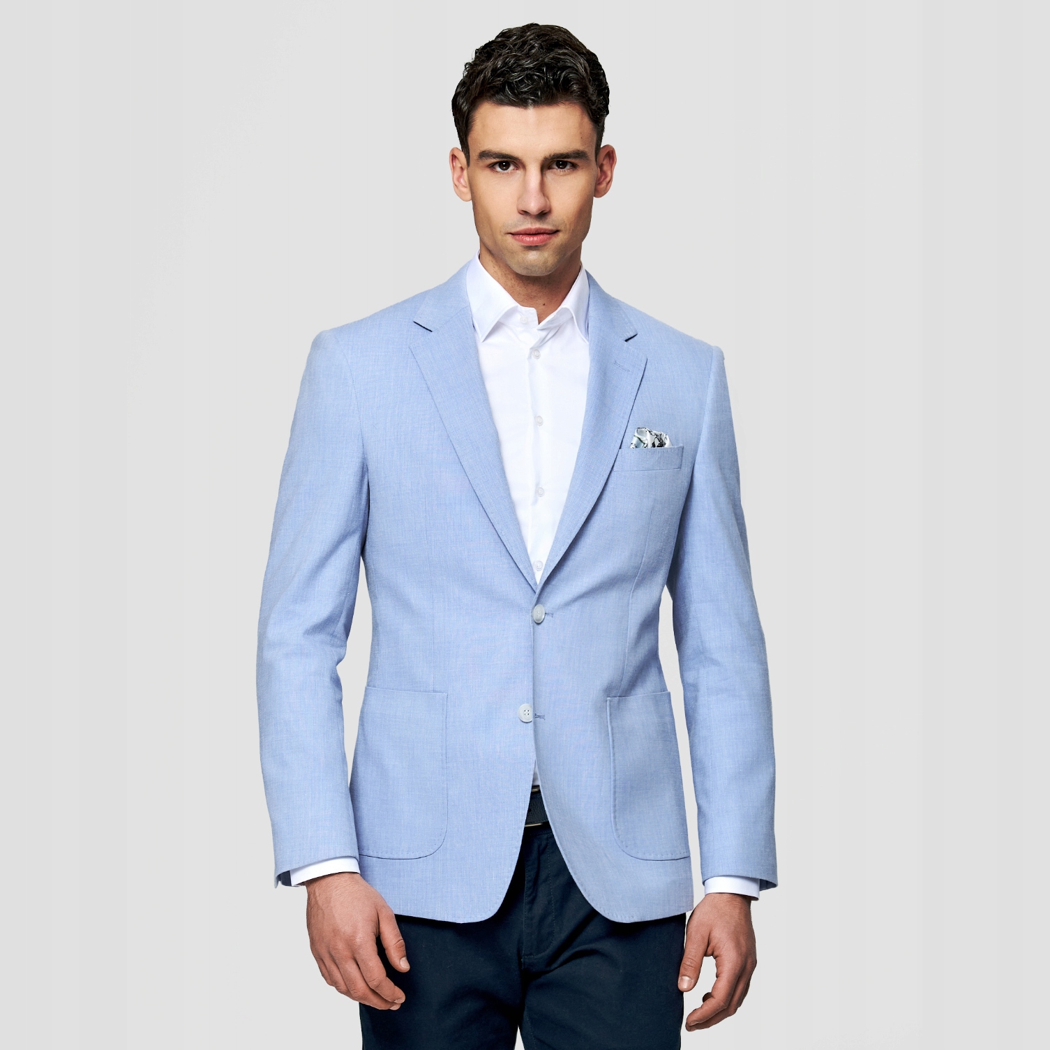 Sako v modré barvě Slim Fit Pako Lorente vel