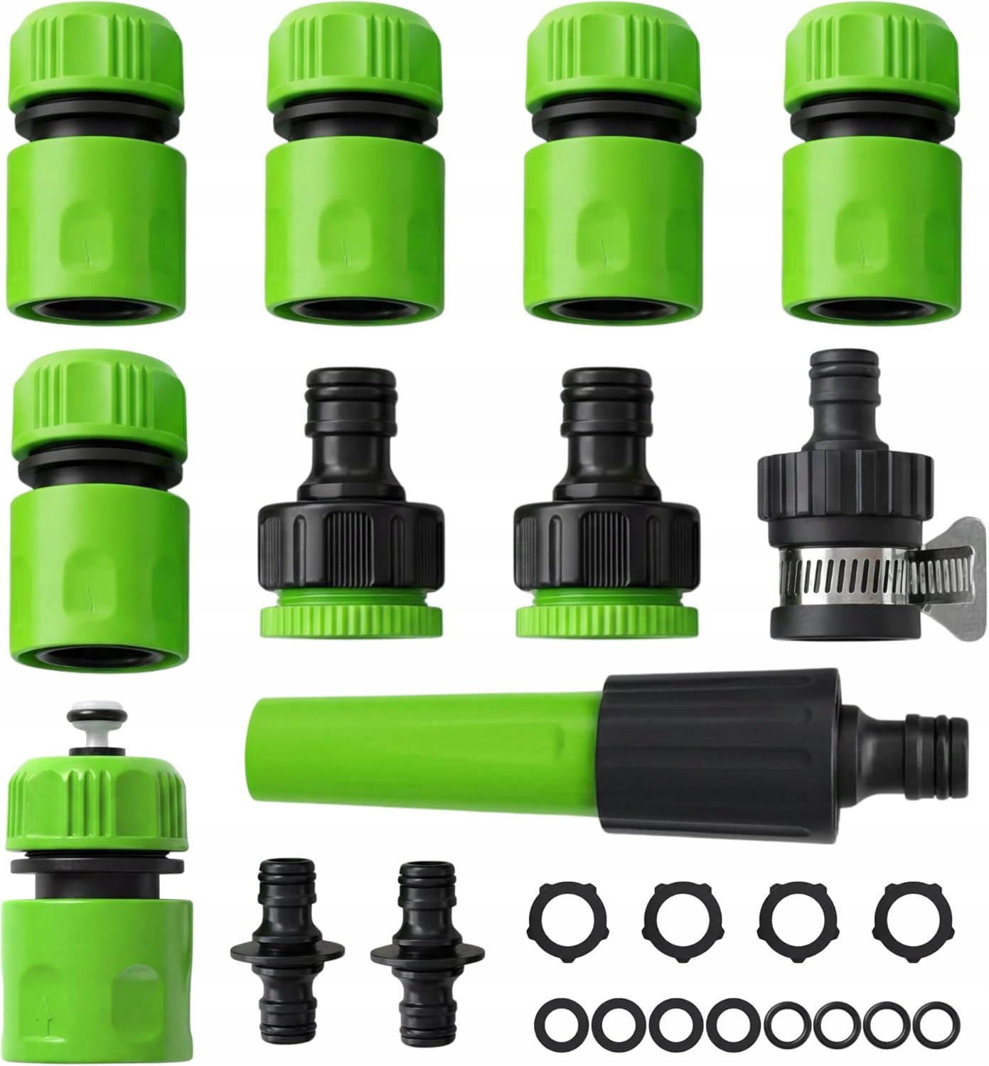 Sada 24 Konektorů Pro Zahradní Hadici Tryska, Univerzální, Abs