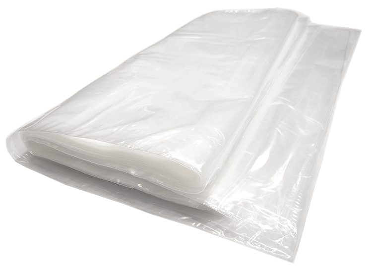 Worki foliowe przezroczyste poszerzane 70x130x15cm, 25 mikronów, 50 sztuk