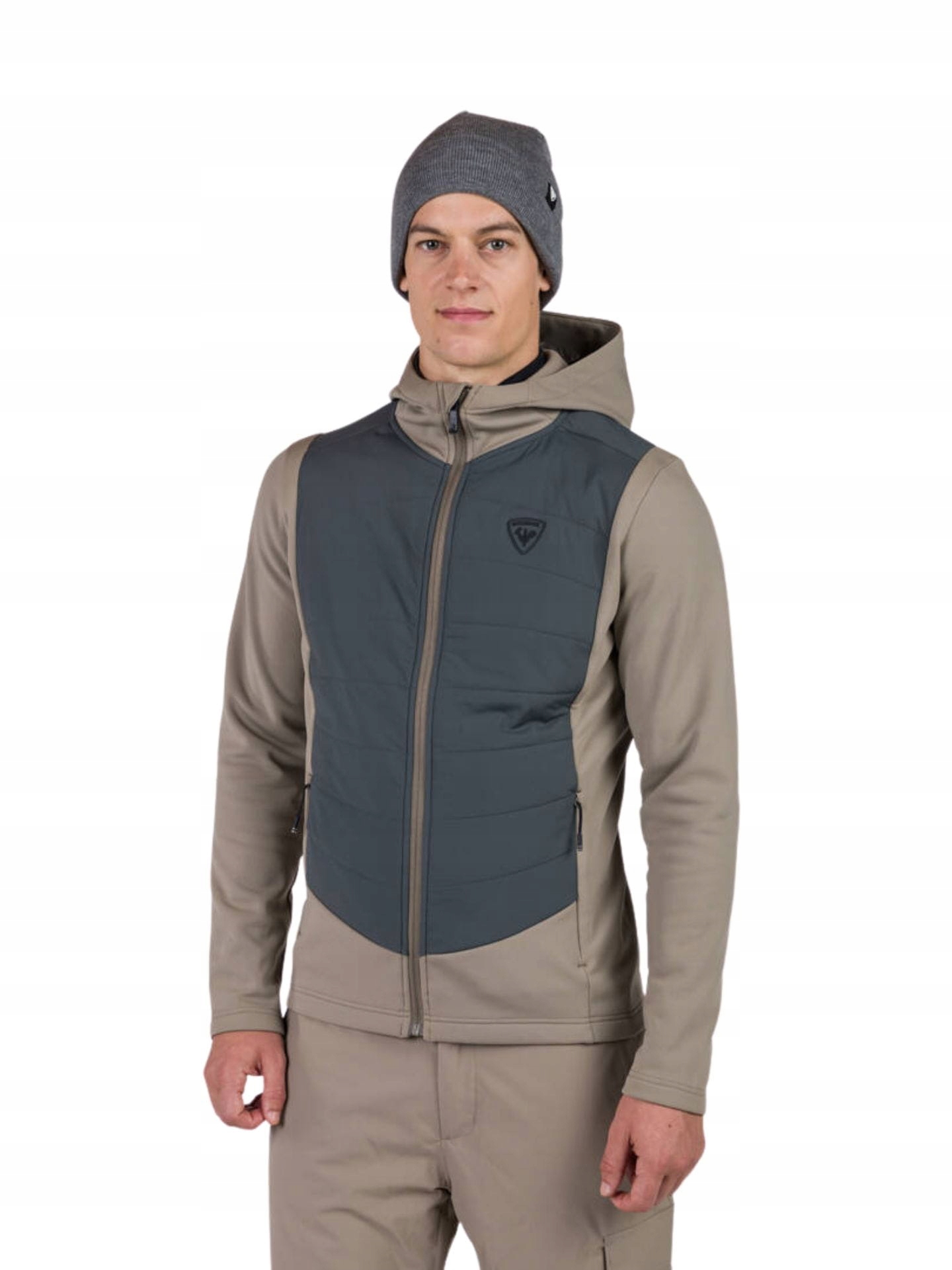 Mikina Rossignol Classique Hybrid Clim hnědá M
