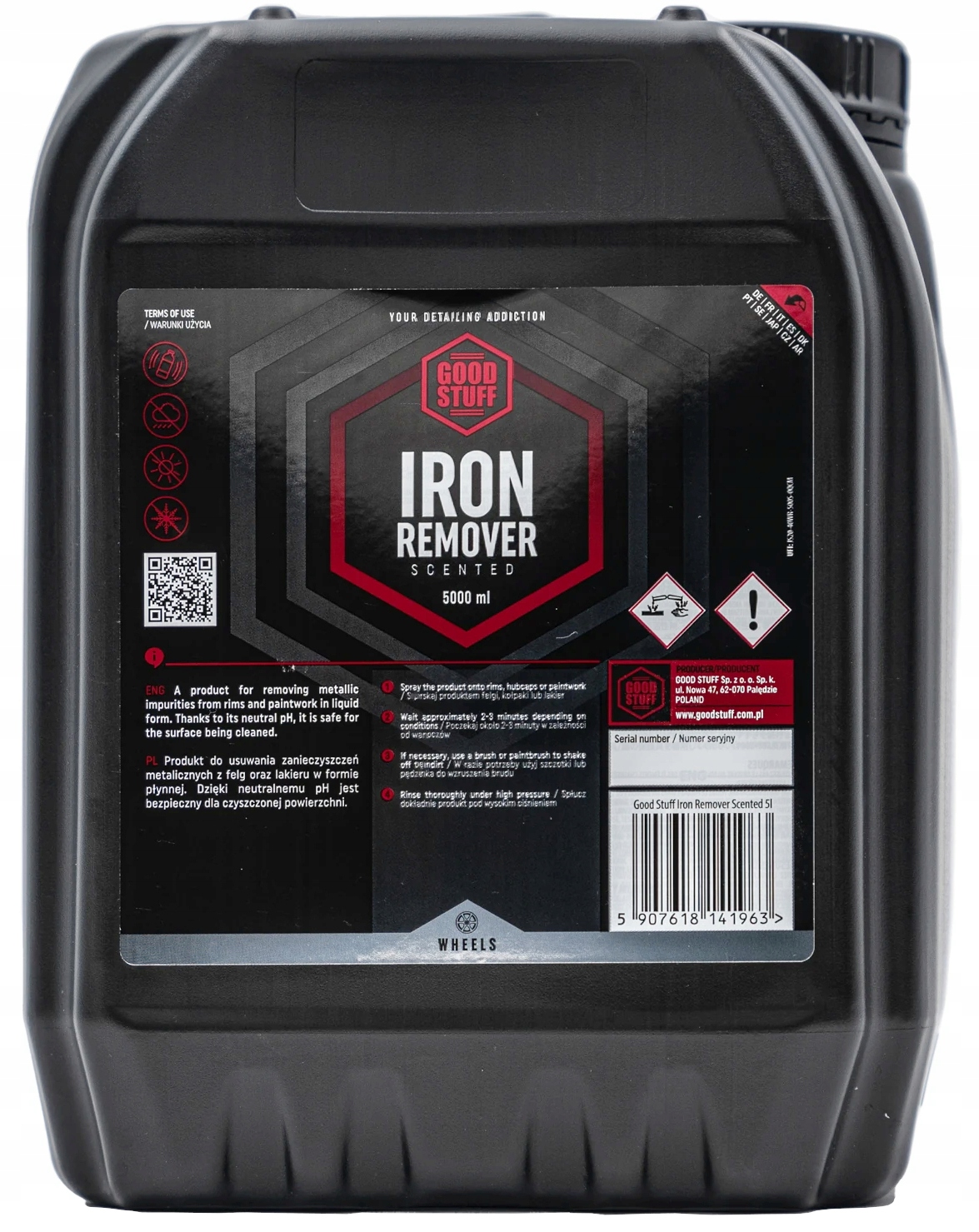Good Stuff Iron Remover – Účinný prostriedok na čistenie diskov a laku 5L