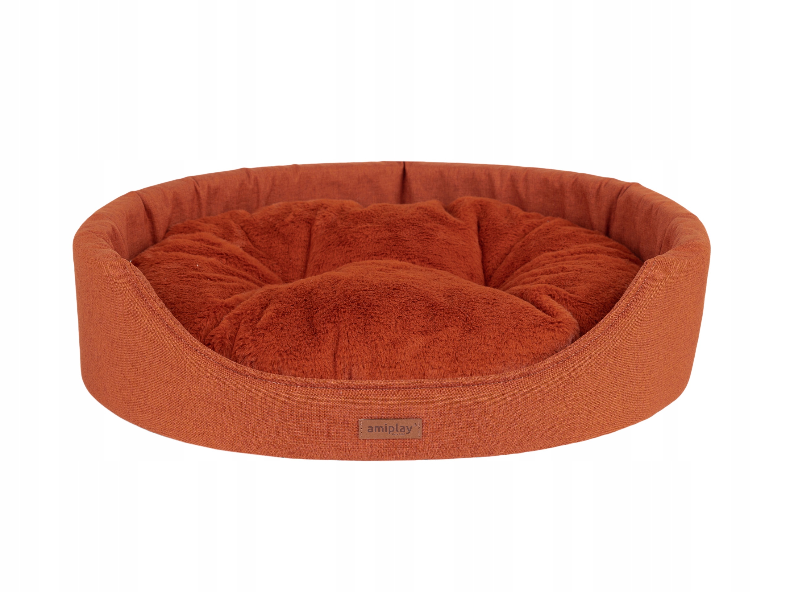 Levně Amiplay Como Oval Pelíšek L Měděná