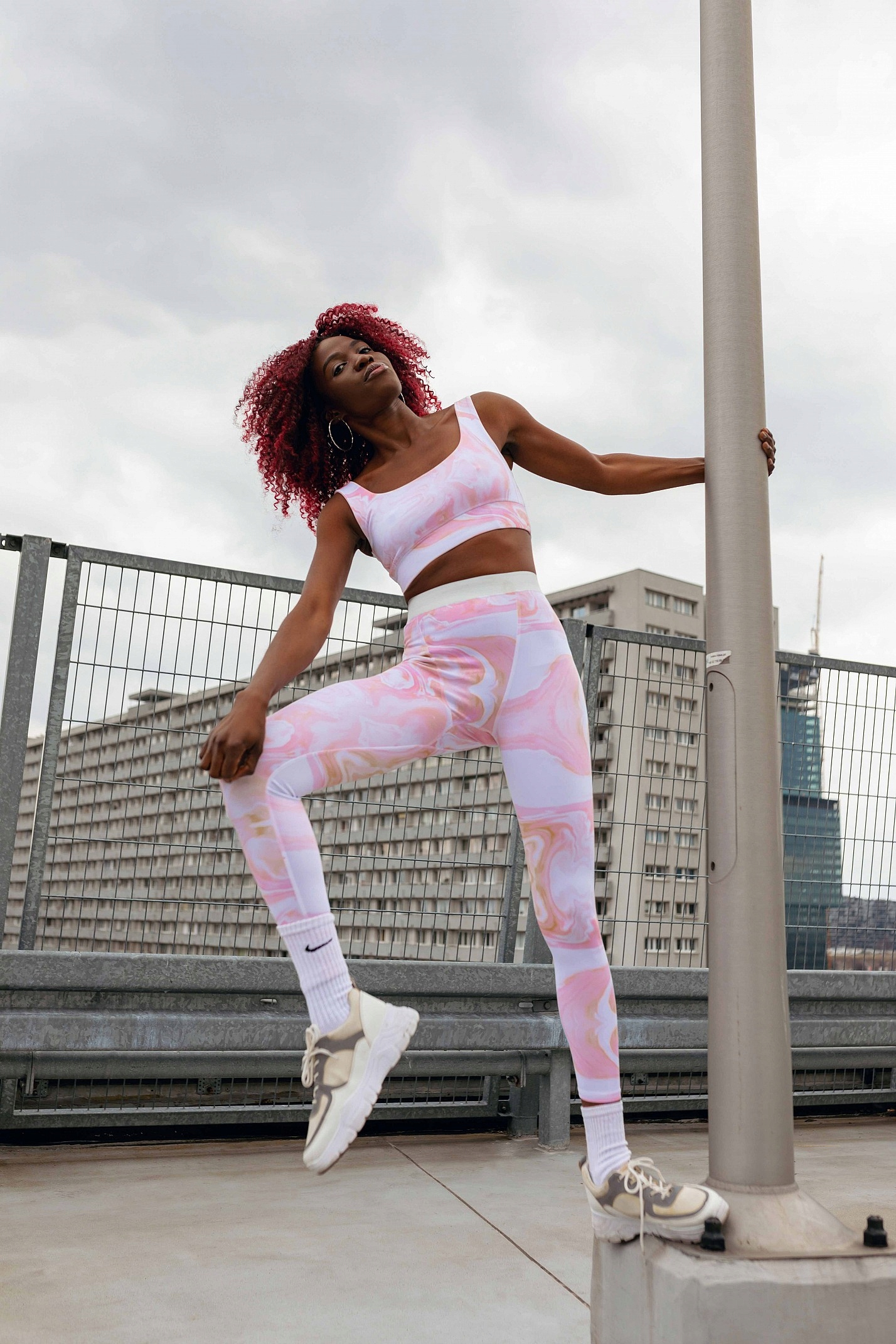 Komplet Top U+ Legíny Penny Pastel Liquid M