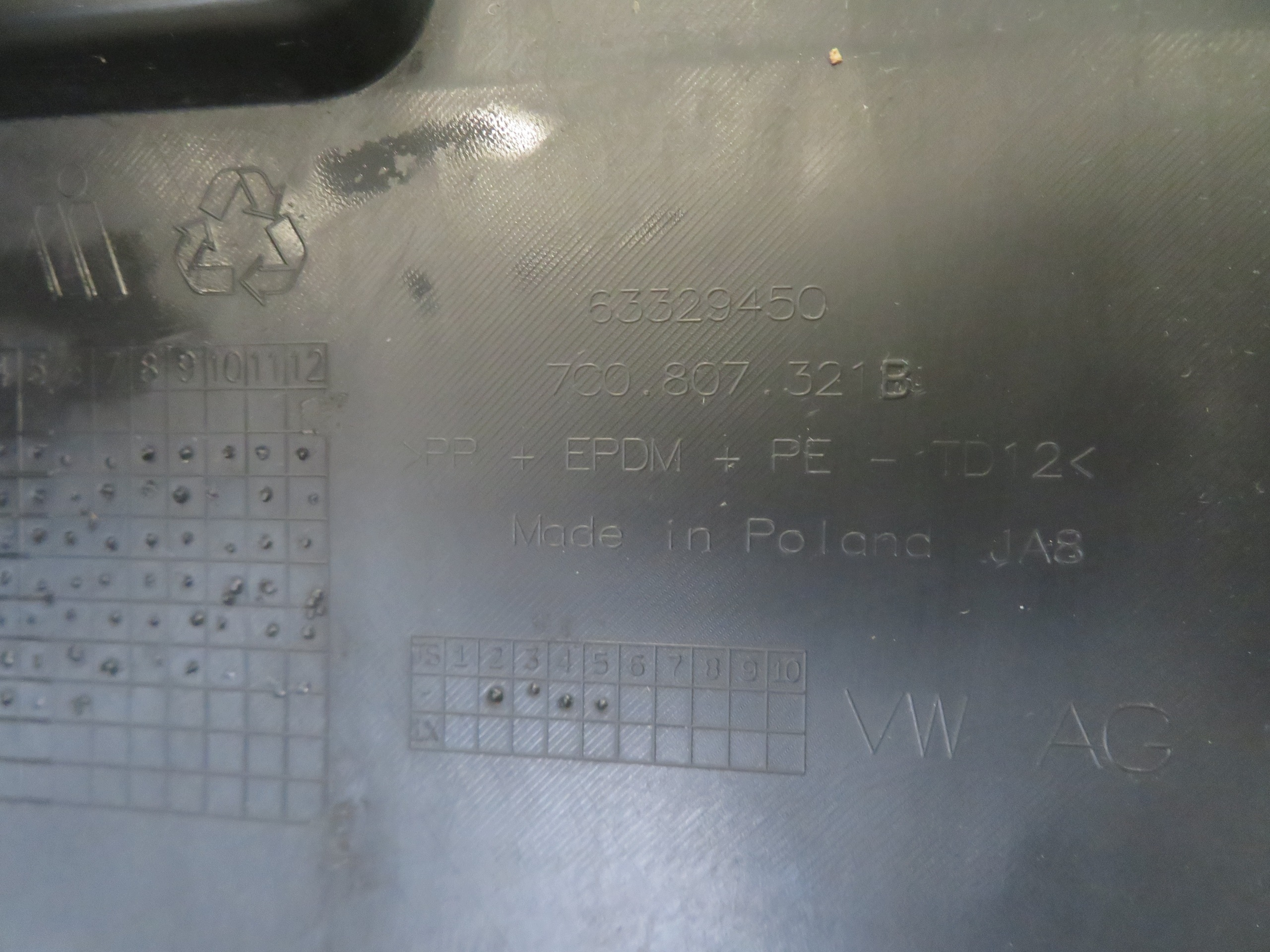 Ecke der Stoßstange links heck VW CRAFTER 22R 7C0807321