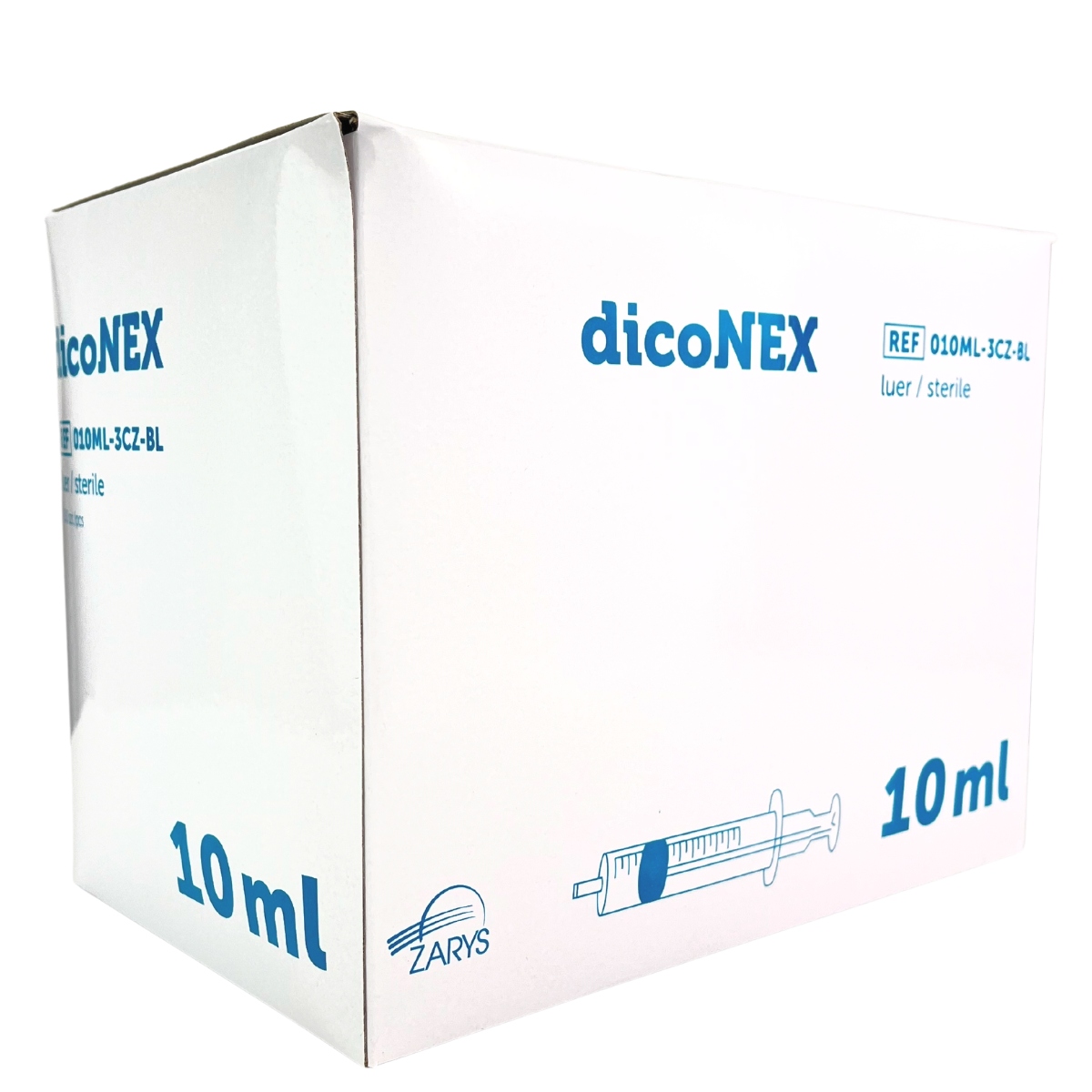 

Strzykawki 3 częściowe luer 10ml dicoNEX Zarys