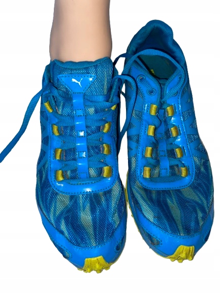 PUMA buty do biegania 40,5 NIEBIESKIE
