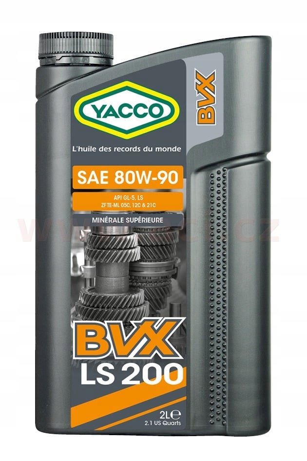 Olej przekładniowy Yacco Bvx Ls 200 80W90 2L 34082