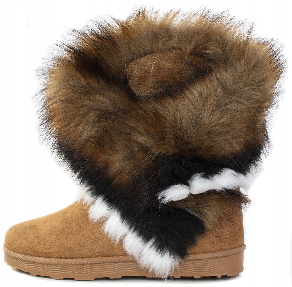 CAMEL CIEPŁE ŚNIEGOWCE Z FUTERKIEM BOTKI 41