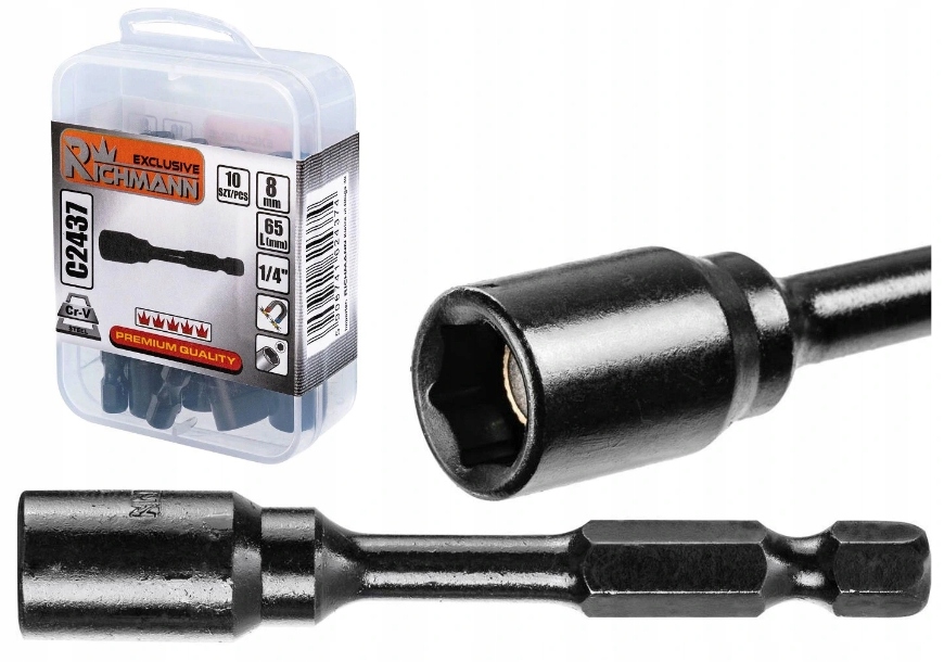 

Nasadka Farmer Udarowa 8MM x 65MM Magnes Richmann