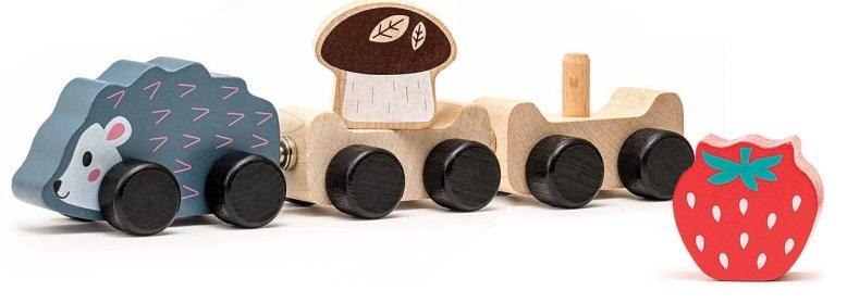 DREWNIANA ZABAWKA MĄDRY JEŻ, CUBIKA