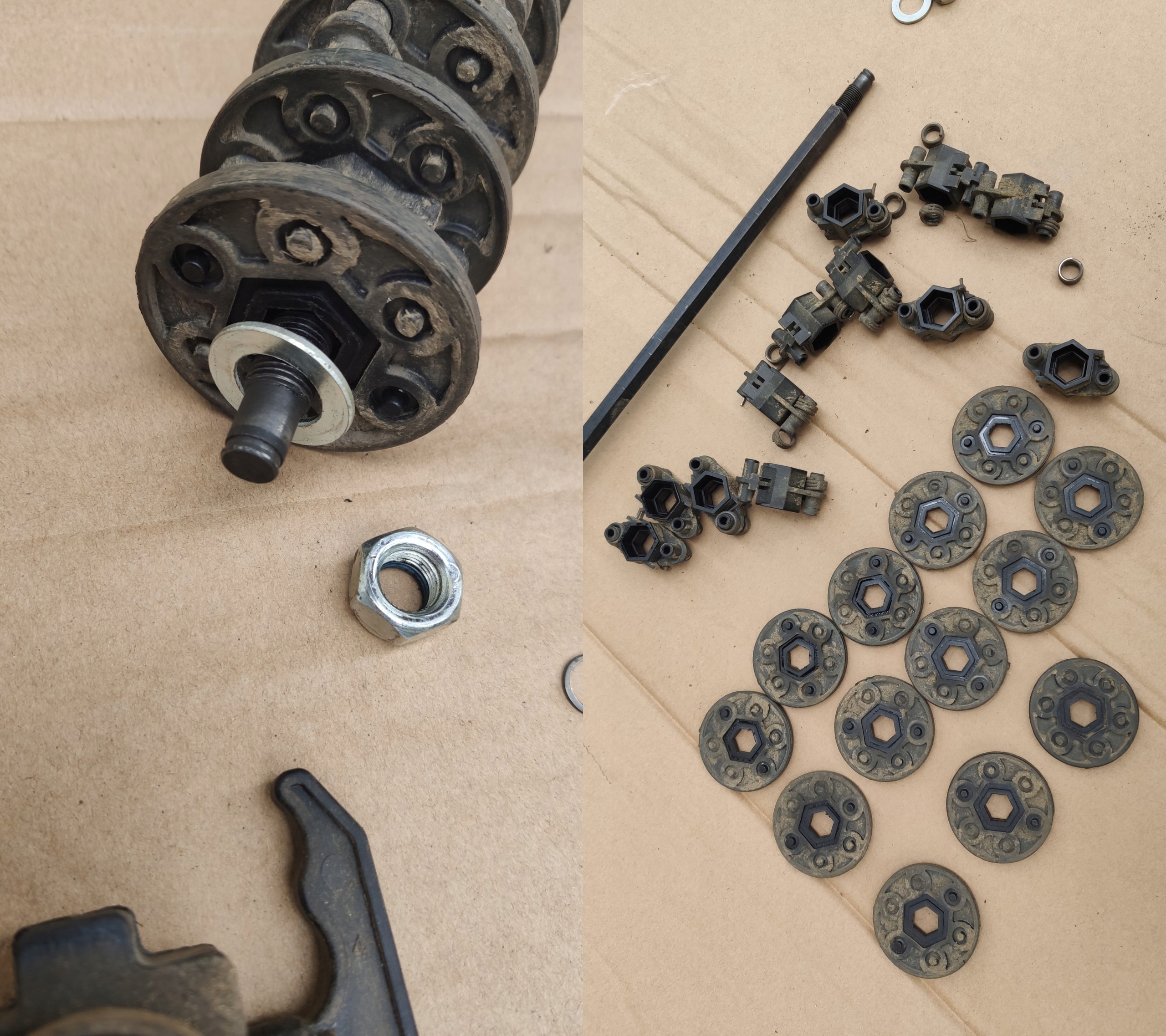 GARDEN FEELINGS GLS 36 sprężynki sprężyny palce !! Seria GLS 36