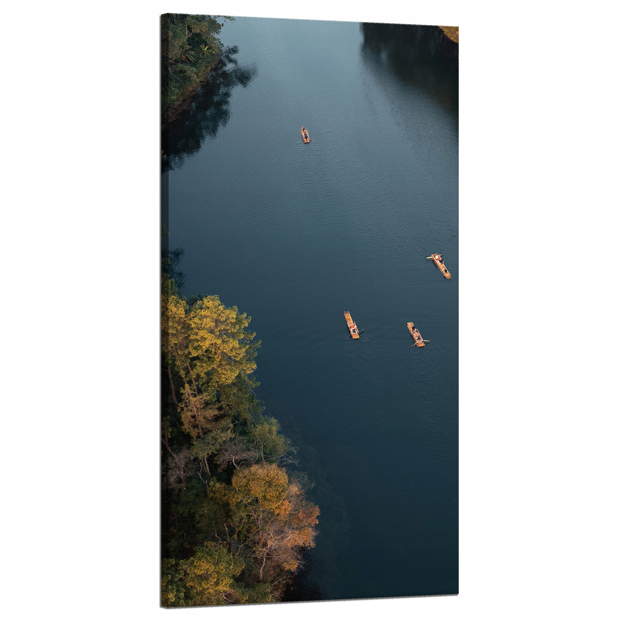 Obraz na plátně Splav Kajakem Les Řeka Příroda 60x120 cm