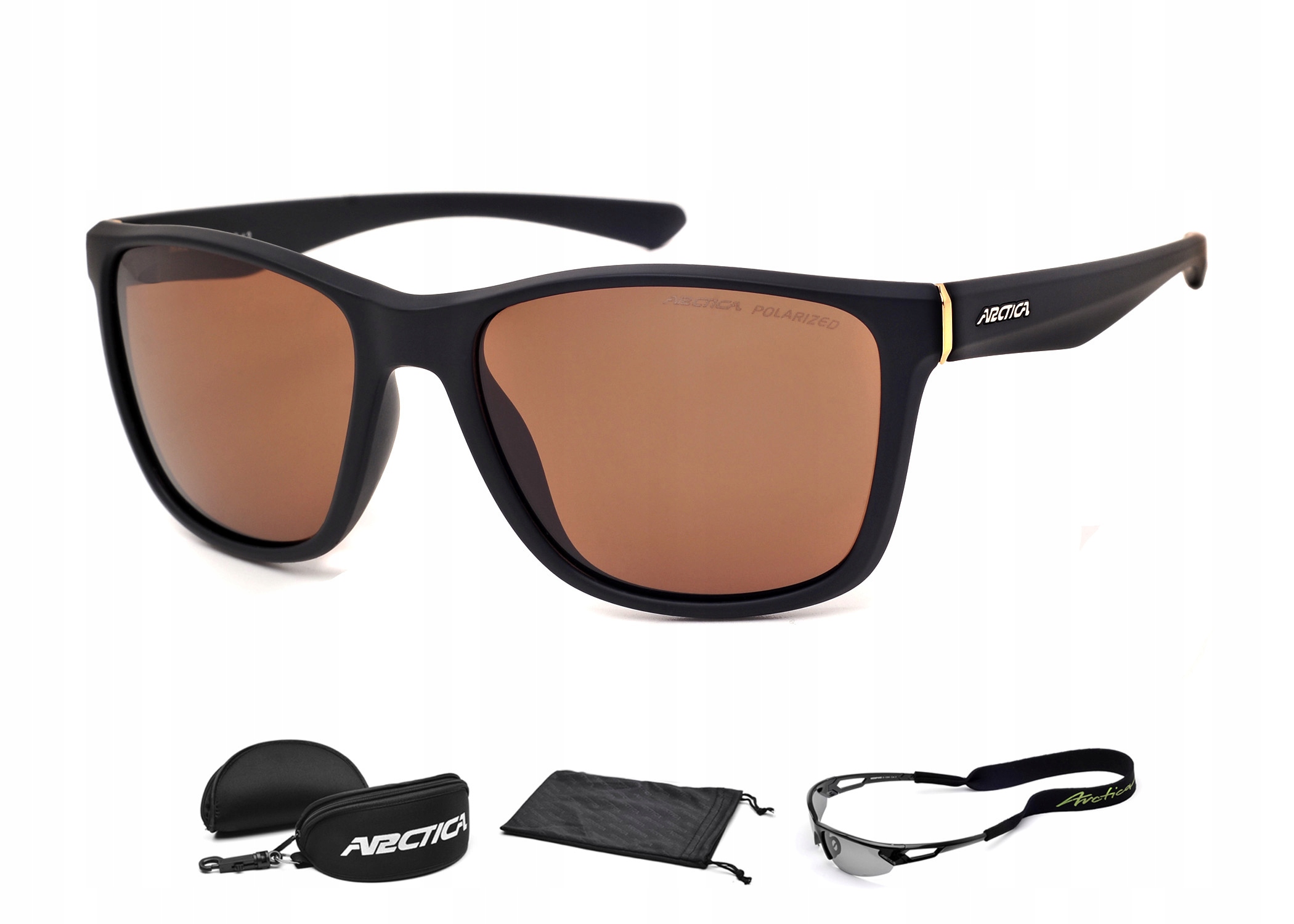 Polarizační Sluneční Brýle S Hnědými Skly Arctica S-302D