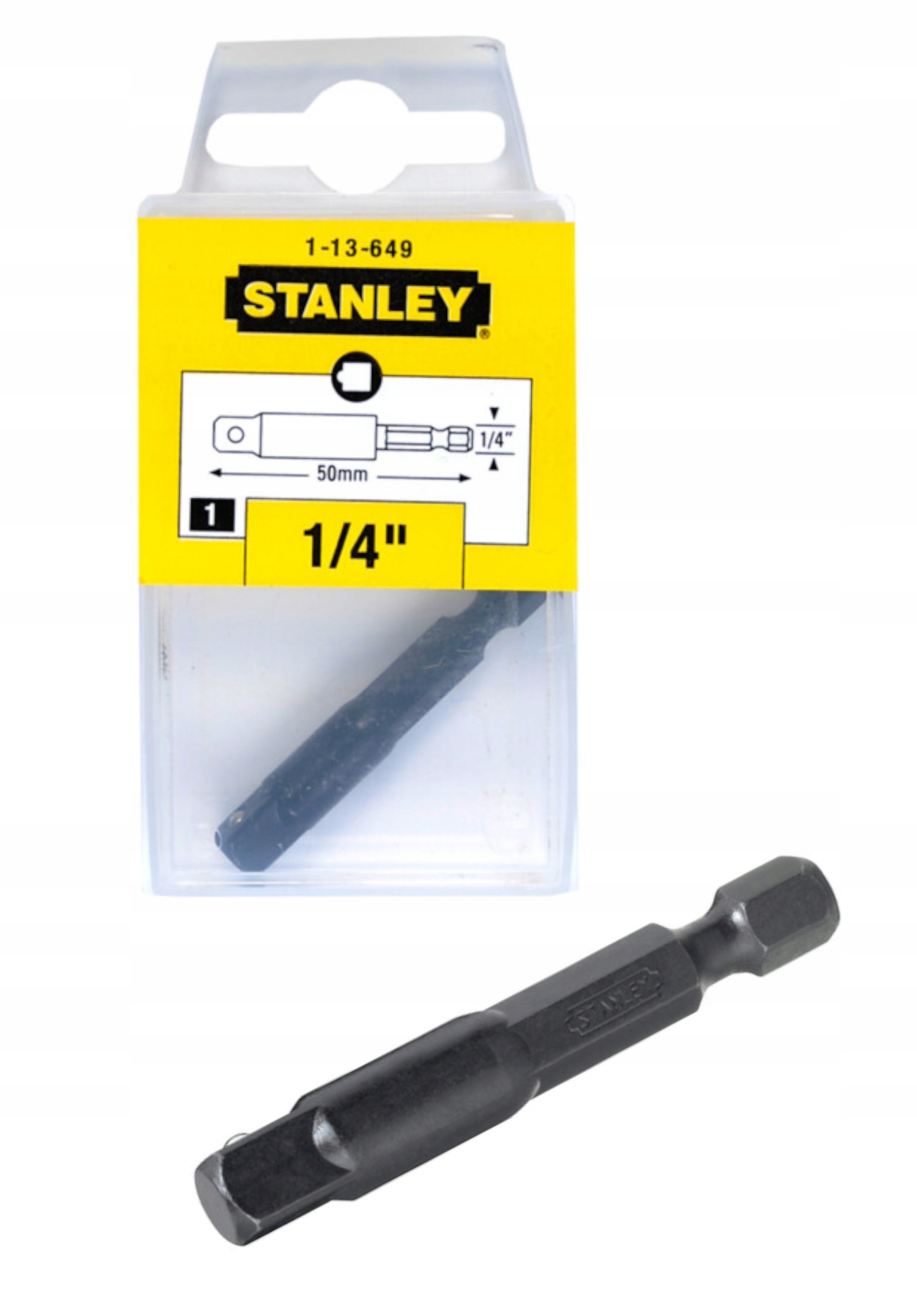 

Adapter 1/4" Kwadrat Sześciokąt 50mm 1-13-649