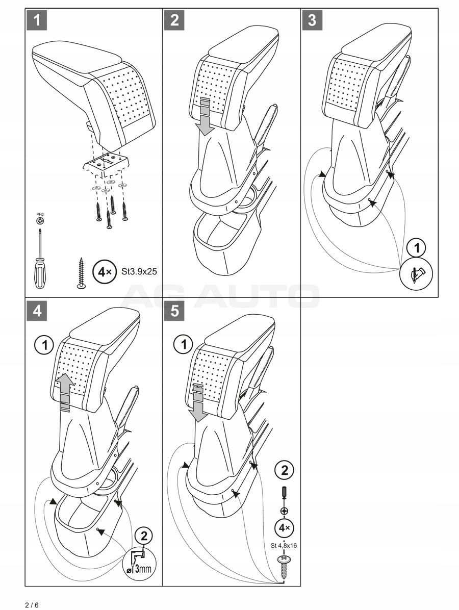 PODLOKIETNIK STANDARD Toyota Yaris 2011 2014 Part manufacturer Rati