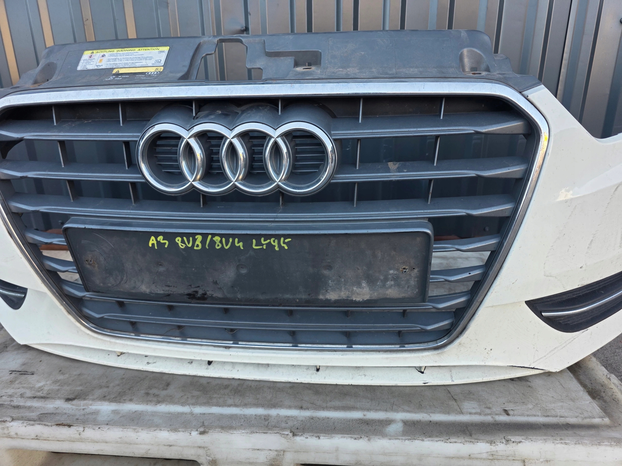 bumper front complete AUDI A3 8V 3-door SPORTBACK LY9K 2011-2015 !!!