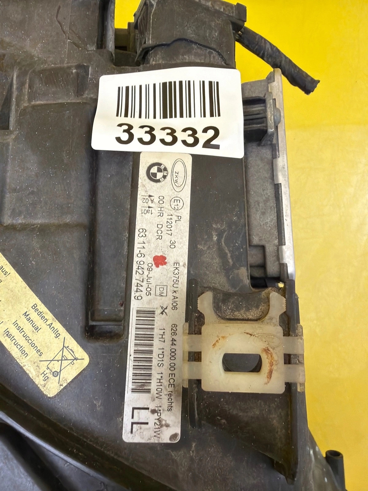 Licht rechts BMW 3 E90 E91 Xenon Kurvenlicht 6942744
