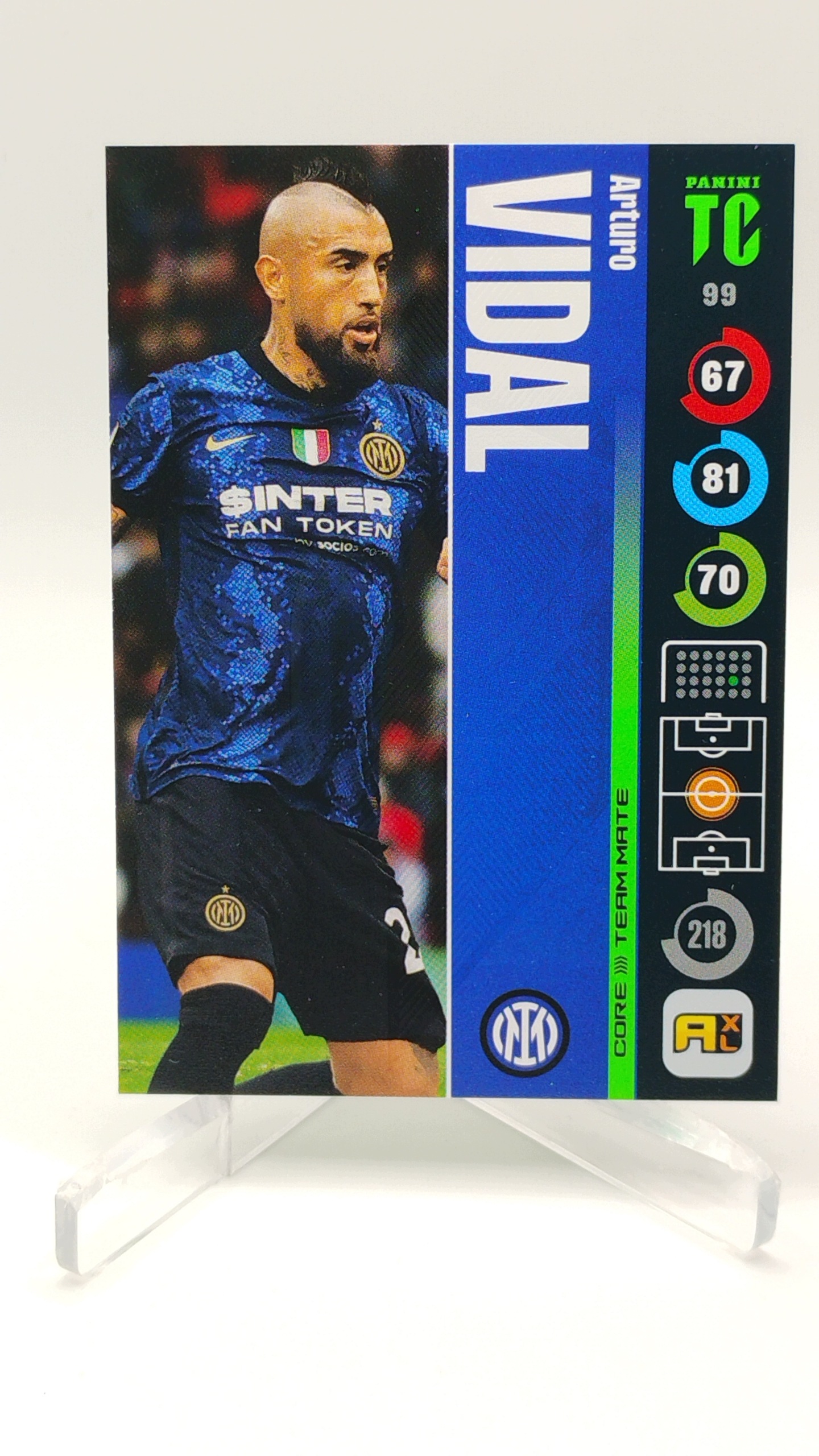 Panini Top Class 2022 Team Mate 99 Arturo Vidal Inter Milan
