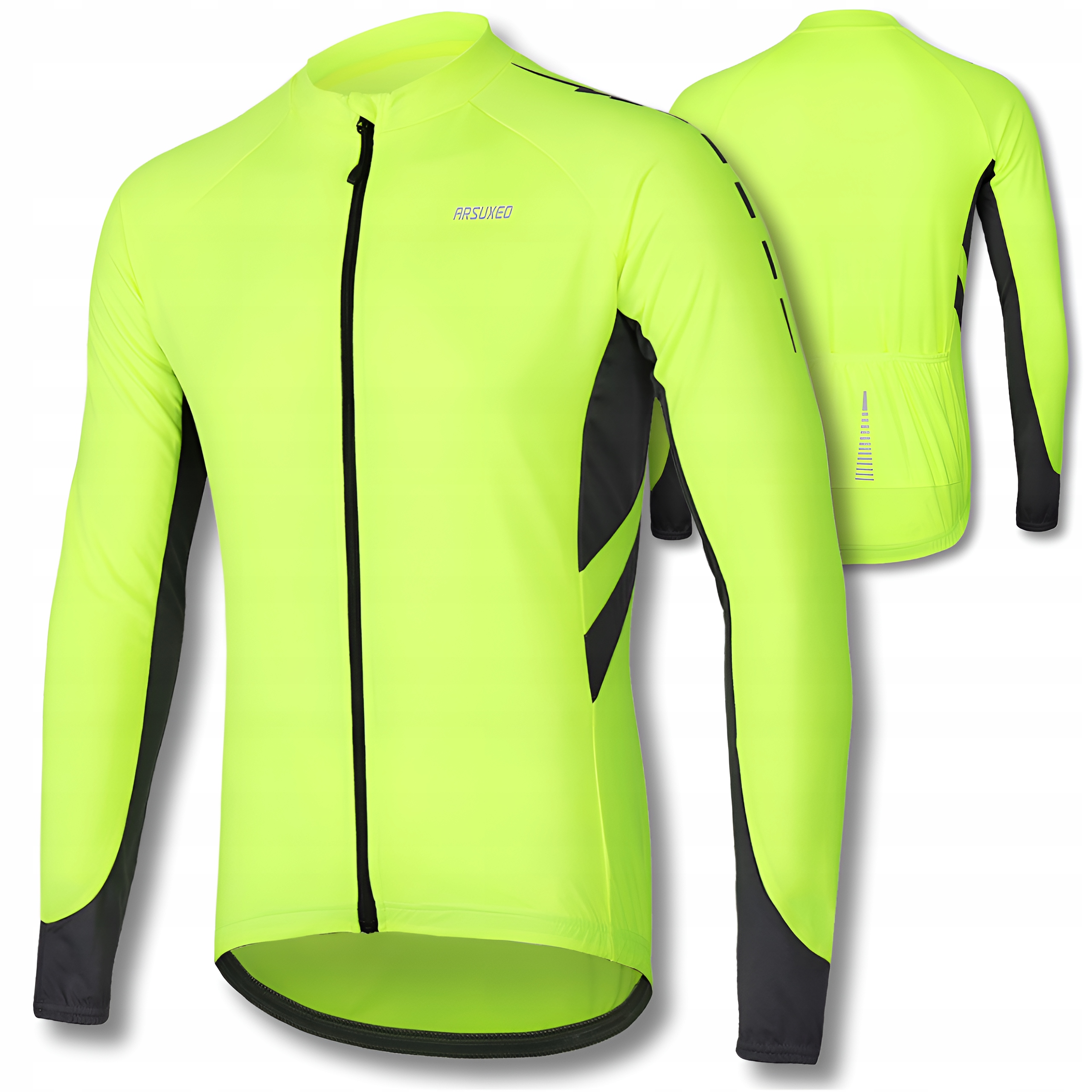 Bluza Rowerowa Męska Kolarska Termoaktywna Długi Rękaw Mtb Dż Arsuxeo L