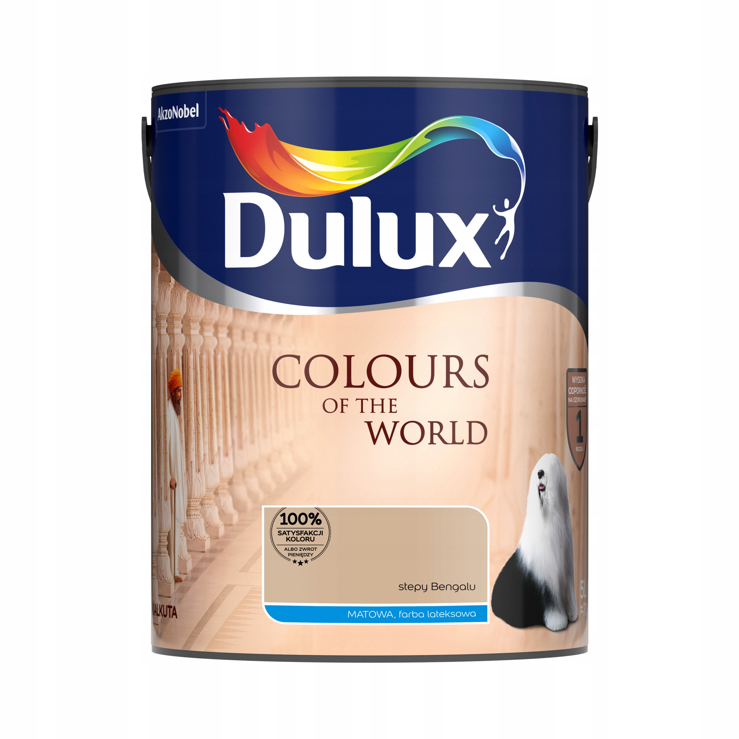 Dulux Barvy světa barva na zeď Stepy Bengalu mat 5L