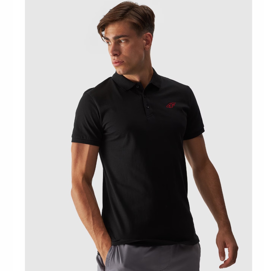 KOSZULKA MĘSKA POLO WYSZYWANE LOGO 4F PODKOSZULEK SPORTOWY NA CO DZIEŃ Marka 4F