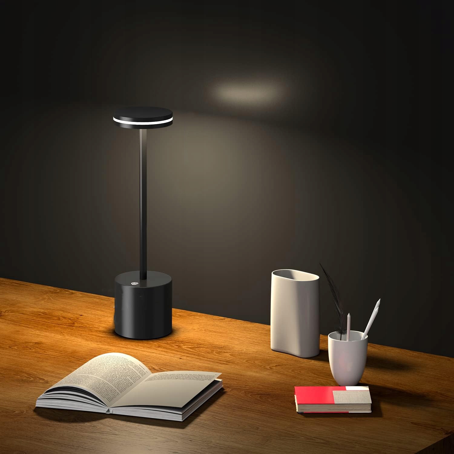 MAŁA LAMPKA BIURKOWA Z PRZYCISKIEM DOTYKOWYM 40LED Długość/wysokość 31 cm