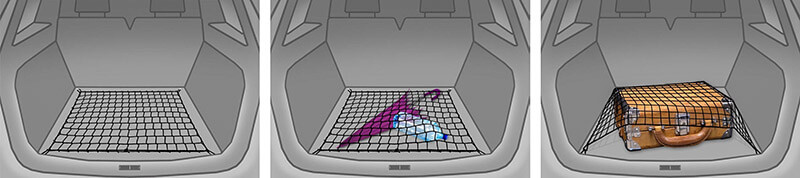 Siatka Organizer do bagażnika BMW X3 F25 Numer katalogowy producenta K0406