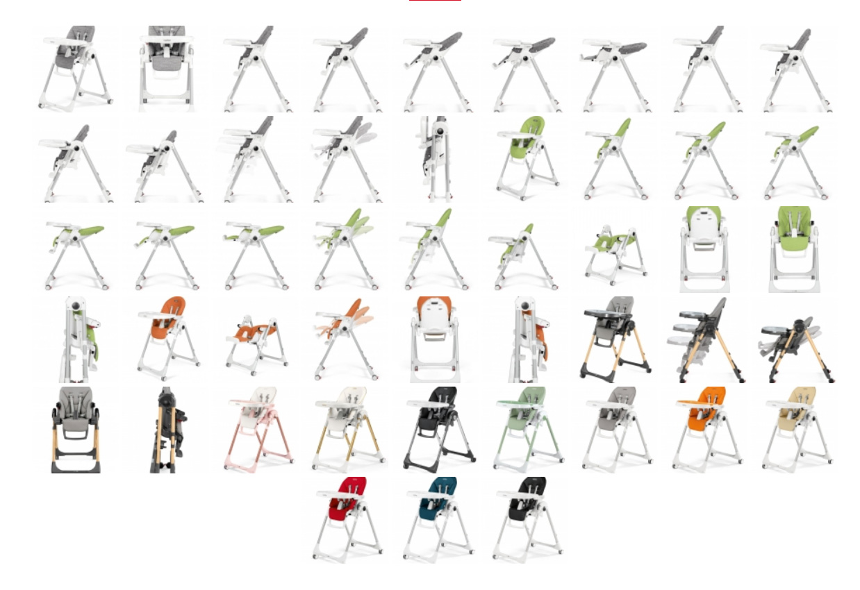 Peg Perego Prima Pappa Follow Me ARANCIA Marka Peg-Perego