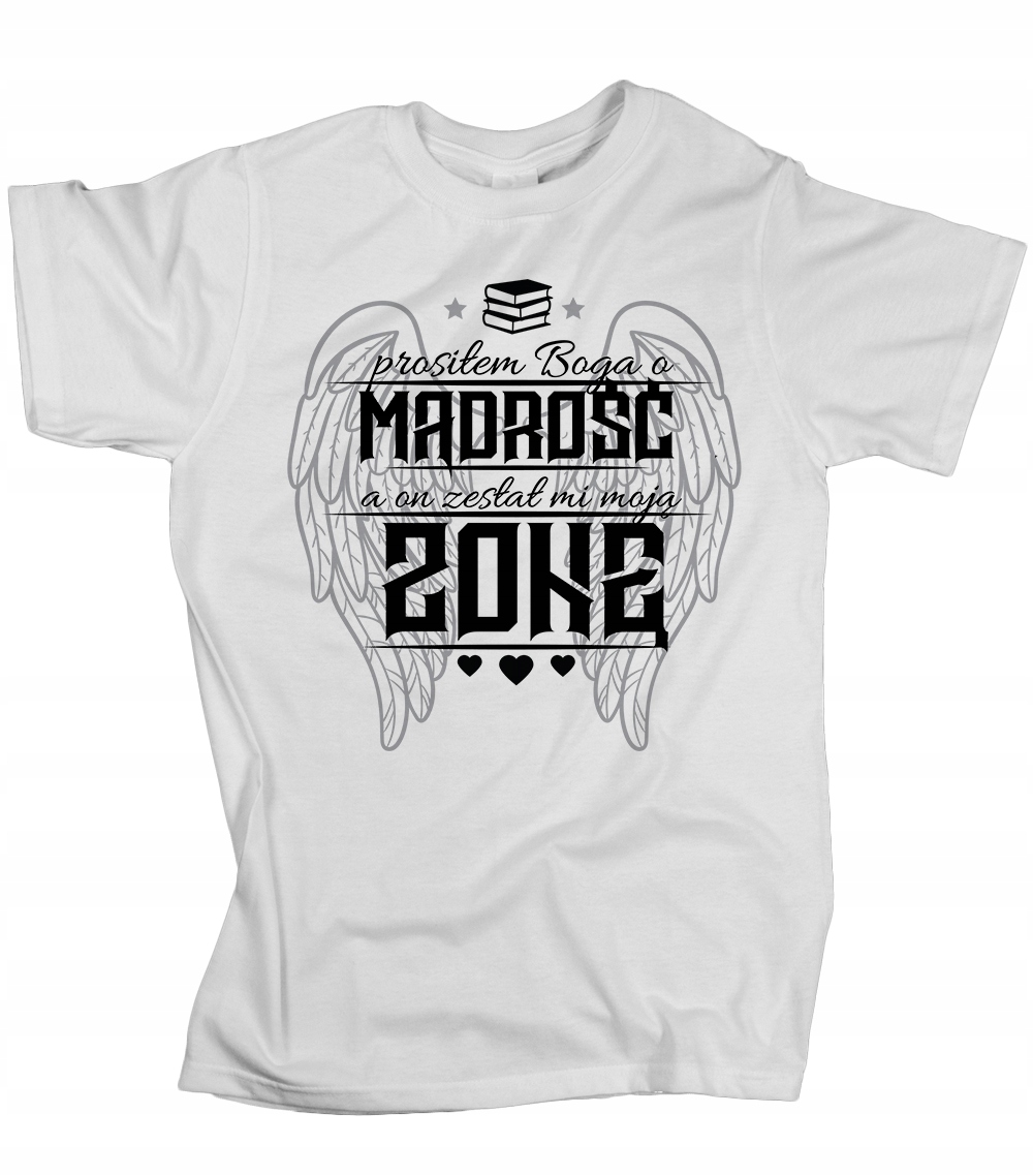 

Koszulka męska Prosiłem Boga o mądrość dla męża 3X