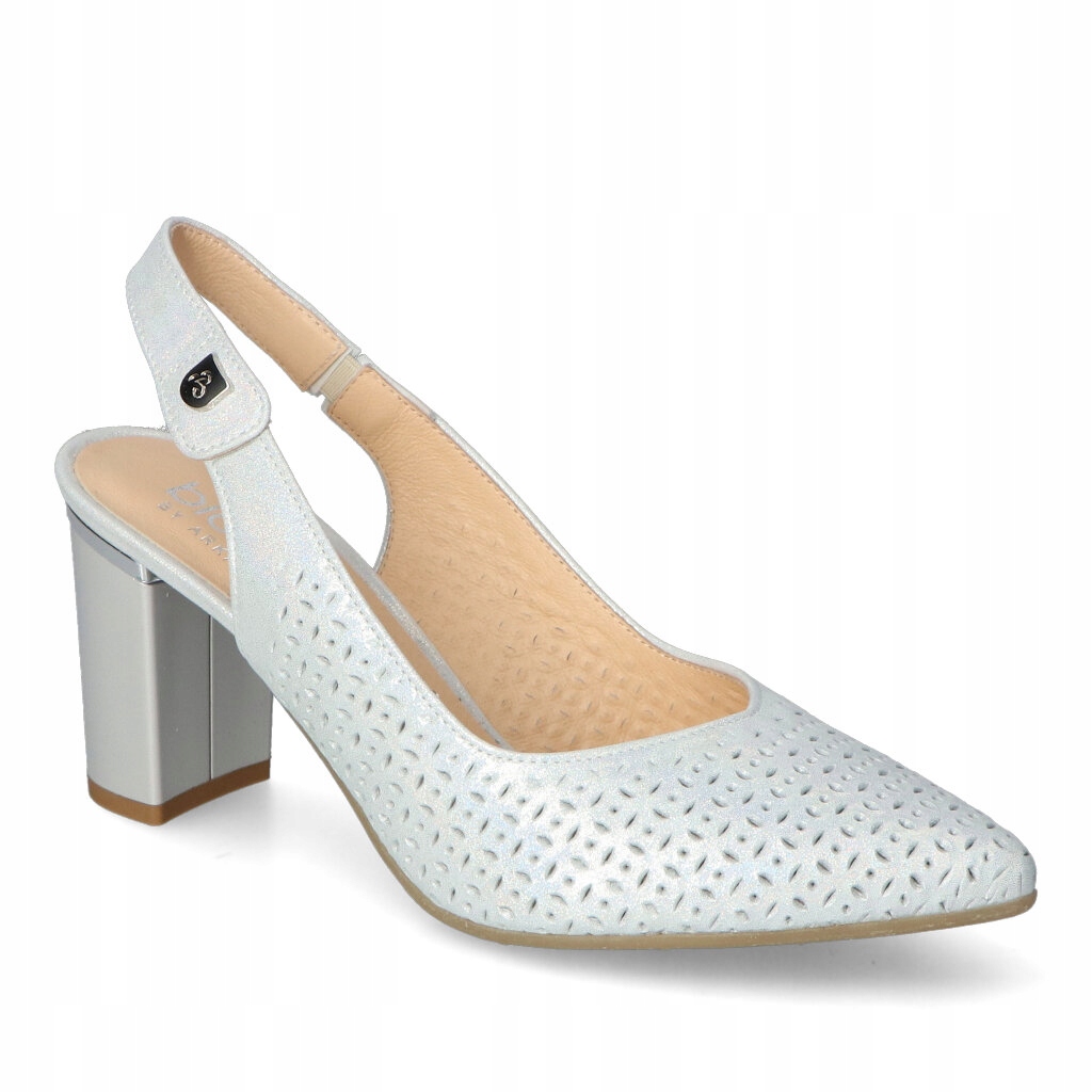 Dámské sandály Arka Bílé semišové 38