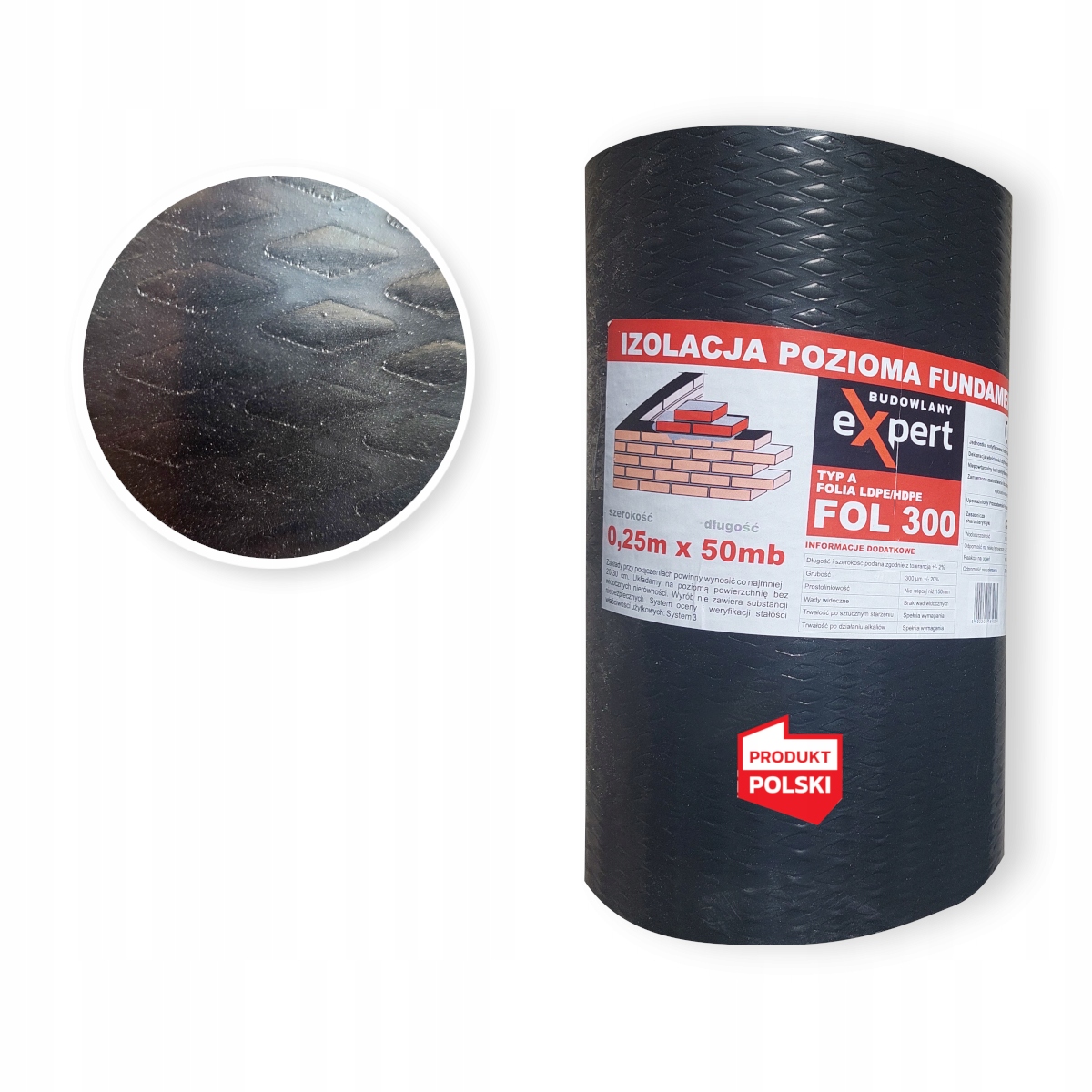 IZOLACJA POZIOMA FOLIA DO FUNDAMENTÓW MURŁATY