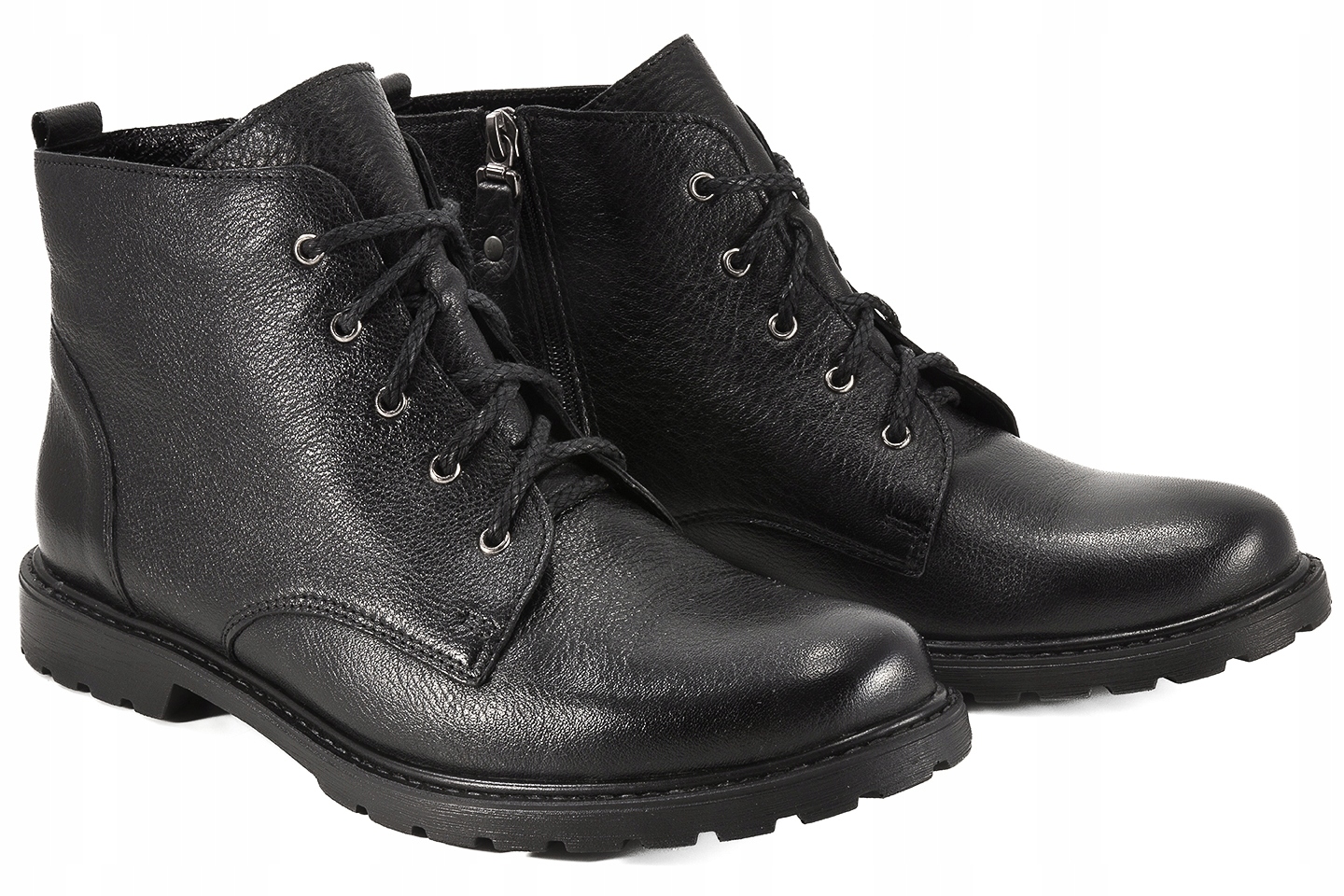 Maciejka 02761-01 Zimní Boty Dámské Kotníkové Boty Zateplené Kůží černé 41