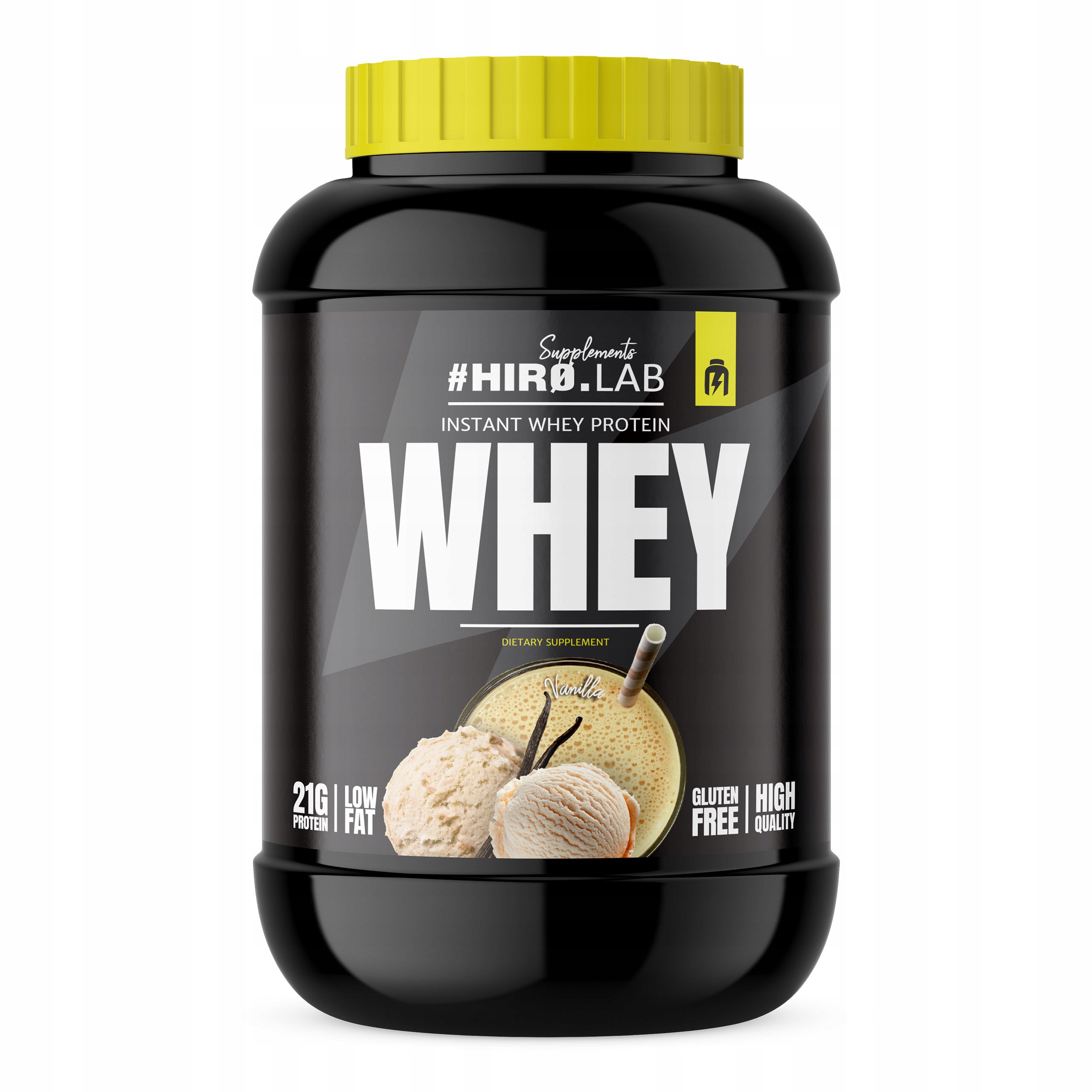 Hiro.Lab Instant Whey Protein 2000g Syrovátkový protein Wpc Bílá Čokoláda