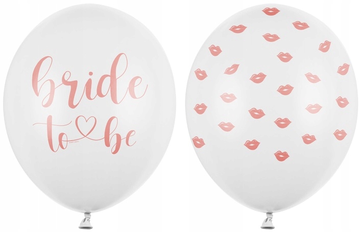

Balony Bride To Be Usta Rose Gold Panieński 2 Szt