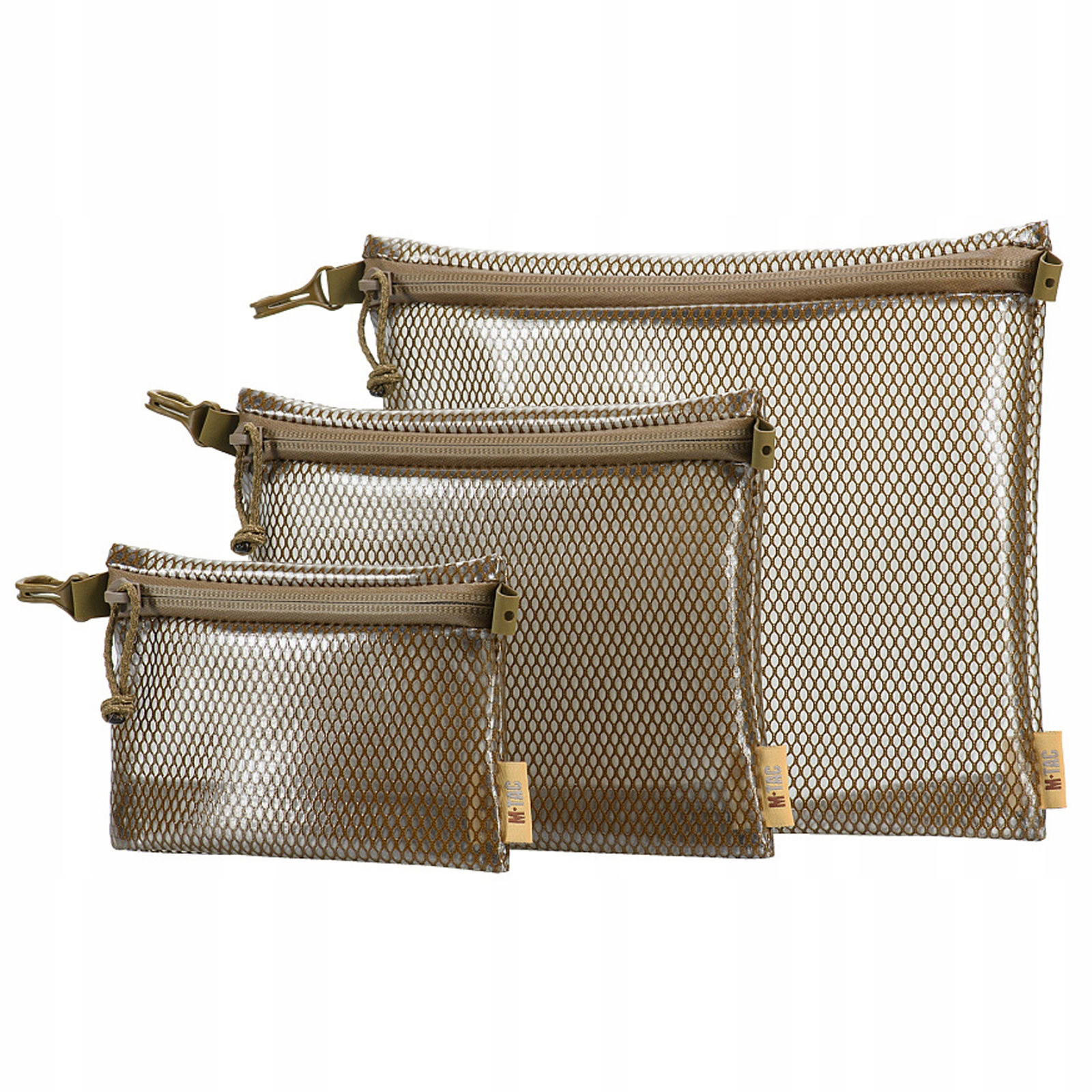 Sada organizérů M-Tac Zip Pocket Elite Sáčky 3 velikosti Coyote